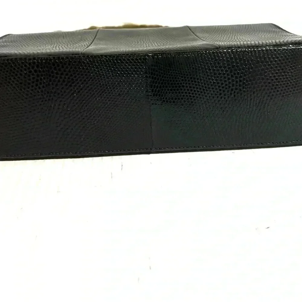 Mappin & wabb black vintage Lizard leather handle bag